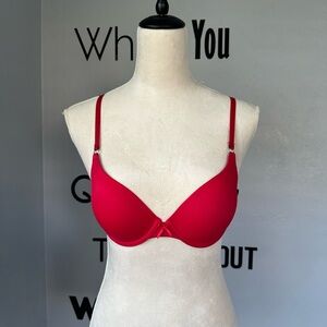 Tommy Hilfiger Vibrant Red Bra